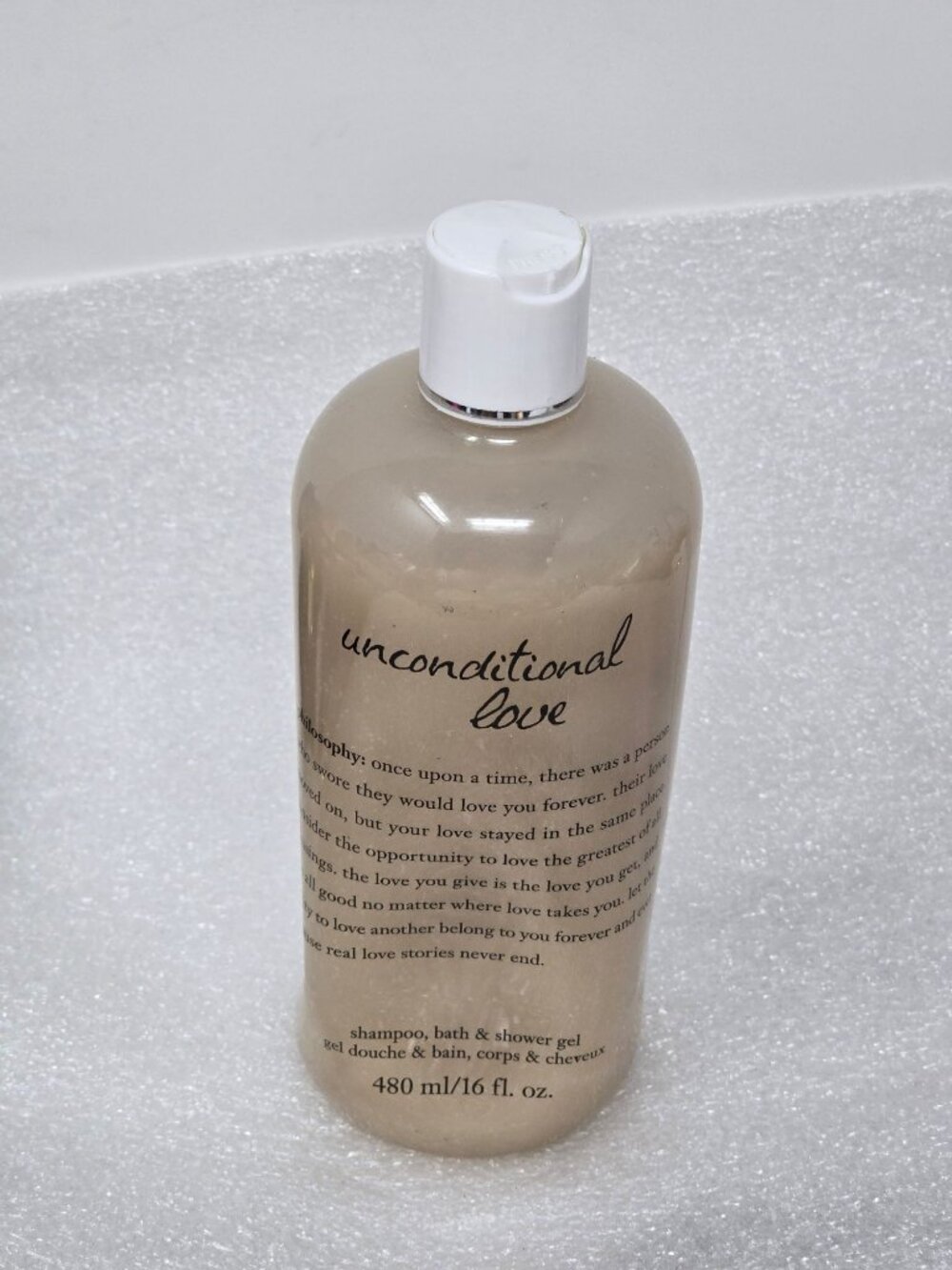 Philosophy Unconditional Love 16 Oz Bath & Shower Gel Shampoo For Skin & Hair